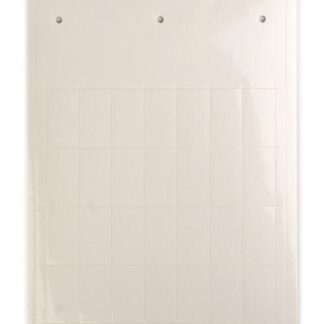 Табличка эластичная клейкое основание винил бел. (уп.280шт) DKC TAF1527AW