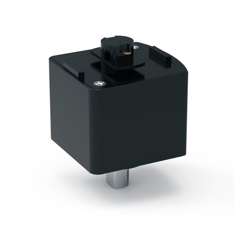 Адаптер Track однофазный для подключения светильника к трековой системе черн. GAUSS TR124