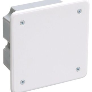 Коробка распаячная СП 92х92х45 КМ41021 для полых стен (с саморезами метал. лапки. с крышкой) IEK UKG11-092-092-040-M