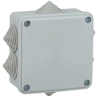 Коробка распаячная ОП КМ 100х100х45 IP44 6 вводов (RAL7035) IEK UKO11-100-100-045-K41-44