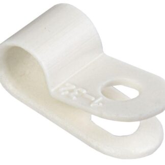 Скоба крепежная 5мм нейлон. бел. (уп.50шт) IEK USK11-05-050-K01