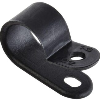 Скоба крепежная 12мм нейлон. черн. (уп.50шт) IEK USK11-12-050-K02