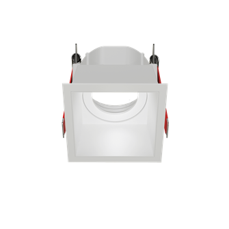 Рамка для модульного светильника FLEX 50 10 85х85х65 квадратная встраив. утопленная поворотная RAL9010 VARTON V1-R0-0...