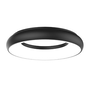 Светильник светодиодный NIMBUS 400х68 35Вт 4000К IP40 подвесной/накладной с опаловым рассеив. черн. VARTON V1-R0-9046...