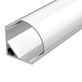 Профиль алюминиевый для LED ленты 16х16мм (макс. шир. ленты 10мм) угловой с рассеив. (дл.2м) опал VARTON V4-R0-70.000...