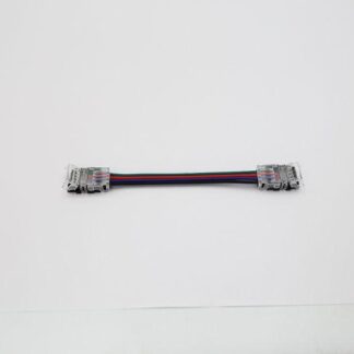 Разъем двойной 4PIN с проводом для LED ленты RGB 10мм (соединение 2х лент) VARTON V4-R0-70.0024.STR-0003