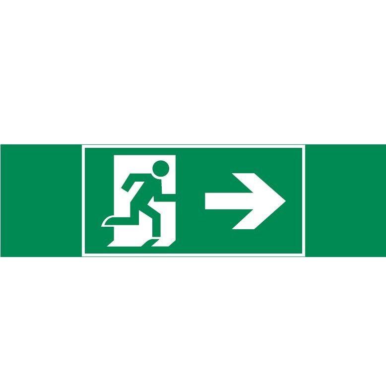 Знак "ФИГУРА / СТРЕЛКА ВПРАВО" 310х90мм для аварийно-эвакуационного светильника Basic IP65 VARTON V5-EM02-60.002.022