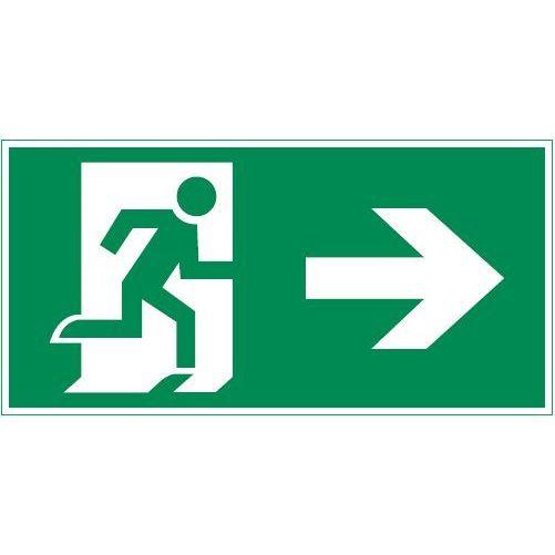 Знак "ФИГУРА / СТРЕЛКА ВПРАВО" 300х150мм для аварийно-эвакуационного светильника Vision/Giant VARTON V5-EM03-60.003.022