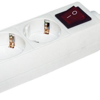 Удлинитель 2х3м с заземл. 16А IP20 У02К 2P+PE 250В 3х1 с выкл. IEK WYP10-16-02-03-ZK-N