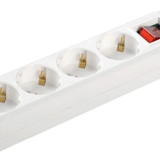 Удлинитель 4х5м с заземл. 16А IP20 У04К 2P+PE 250В 3х1 с выкл. IEK WYP10-16-04-05-ZK-N