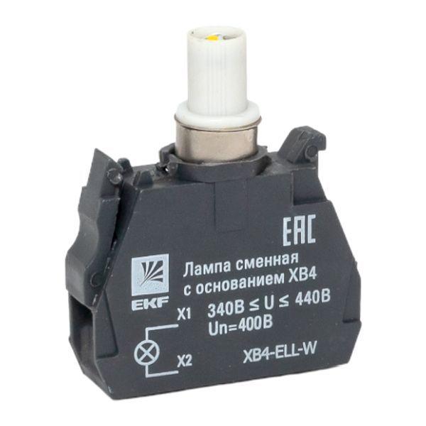 Лампа сменная с основанием XB4 бел. 400В PROxima EKF XB4-ELL-W