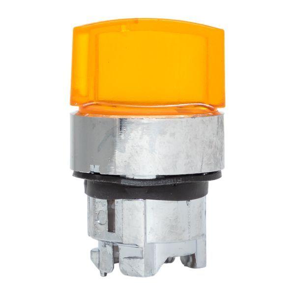 Механизм переключателя исполнительный ХB4 желт. на 2 положения с фиксацией с подсветкой с короткой ручкой PROxima EKF...