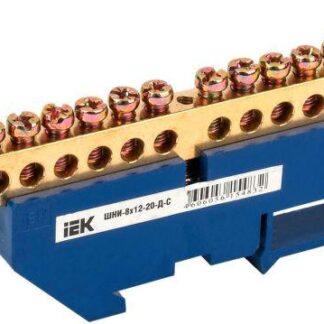 Шина нулевая на DIN-изол. ШНИ-8х12-20-Д-С IEK YNN10-812-20D-K07