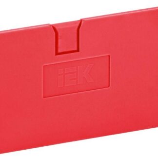 Заглушка для КПИ 2в-1.5/2.5 красн. IEK YZN11D-ZGL-002-K04