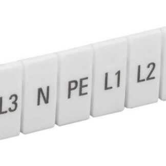 Маркеры для КПИ-2.5кв.мм с символами "L1; L2; L3; N; PE" IEK YZN11M-002-K00-A