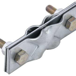 Зажим заземления диагональный полоса/пруток-полоса/пруток оцинк. сталь IEK ZGC12-11-1-16-40