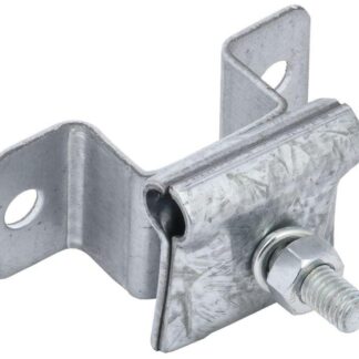 Держатель-зажим соединительный проводника кругл. 6-12мм опорный L30-40мм оцинк. сталь IEK ZHC81-11-1-16-040