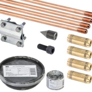 Комплект заземления верт. d14 дл.6м (4х1.5м) омедн. сталь IEK ZKZ10-12-014-06