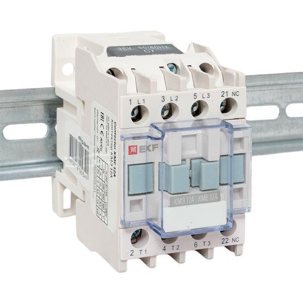 Контактор КМЭ 12А кат. 36В AC 1НЗ PROxima EKF ctr-s-12-36-nc