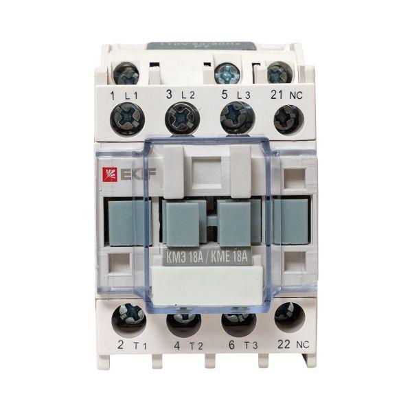 Контактор КМЭ 18А кат. 110В AC 1НЗ PROxima EKF ctr-s-18-110-nc