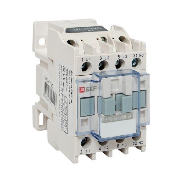 Контактор КМЭ 9А кат. 24В AC 1НЗ PROxima EKF ctr-s-9-24-nc