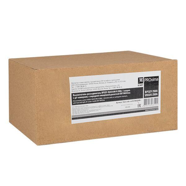 Выключатель-разъединитель ВР32У-35A31240-R 250А 1 напр. с дугогасит. камерами с передней смещенной рукояткой MAXima E...