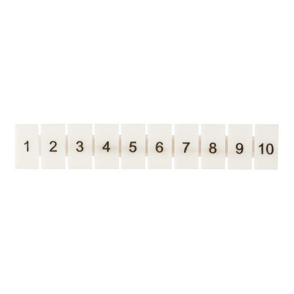 Маркеры для UT/ST/Push-in 2.5 с нумерацией 1-10 (уп.100шт) EKF zb-st-2.5-1-10