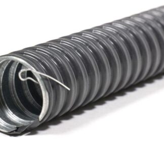 Металлорукав в ПВХ изоляции РЗ-ЦПнг-12 с протяжкой (уп.50м) ГОФРОМАТИК zeta44701