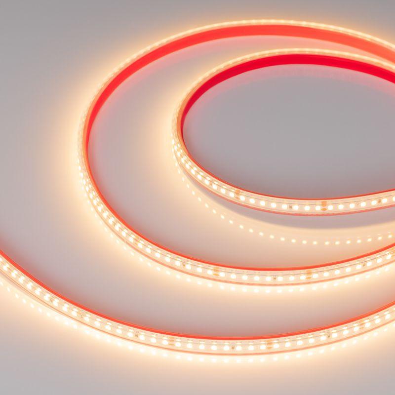 Лента светодиодная RTW-PS-A160-10mm 24V Warm 2700К 12Вт/м IP67 2835 высок. эффект. 150лм/Вт герметичная (уп.5м) Arlig...