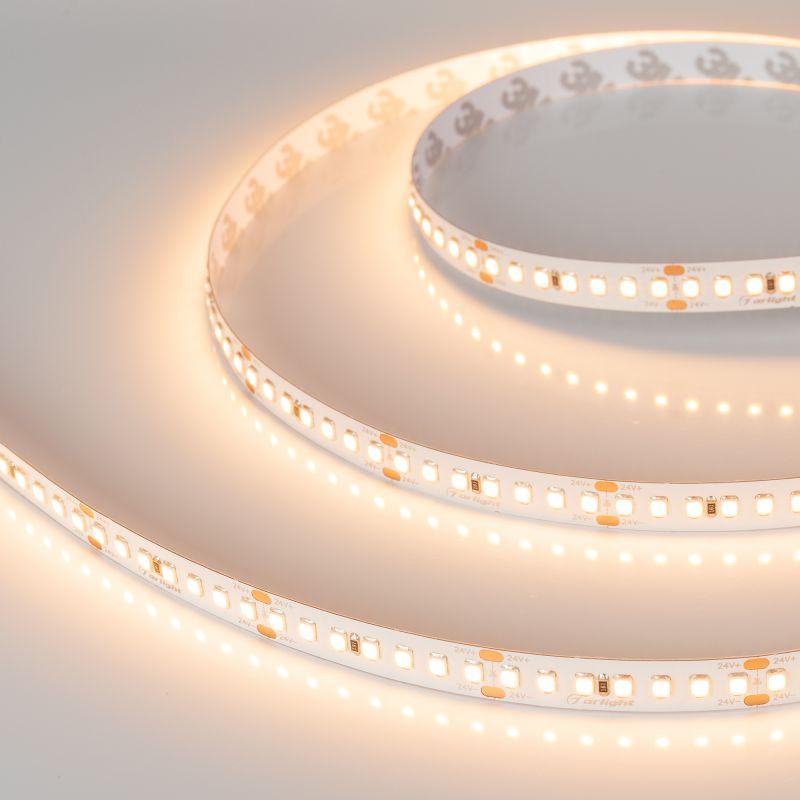 Лента светодиодная RT-A168-10mm 24V Warm 2700К CRI98 17Вт/м IP20 2835 открыт. (уп.5м) Arlight 025149(2)