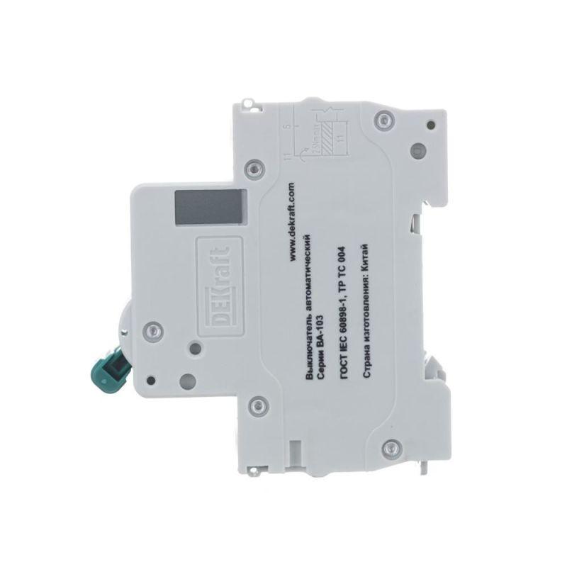 Выключатель автоматический модульный 2п C 16А 6кА ВА-103 DEKraft 12289DEK