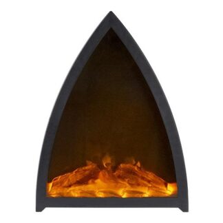 Светильник светодиодный "Камин" FL-H37 USB IP20 373х291х125 треугол. USB/элементы питания 3хC/LR14 (не в в компл.) ФА...