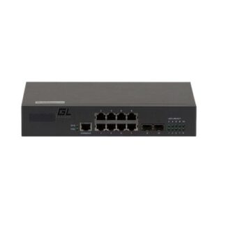 Коммутатор управляемый L2 8 Base-T 10/100/1000Мбит/с портов 2 SFP 1000Мбит/с 1 Console 1U 19дюйм 220В NIKOMAX GL-SW-G...