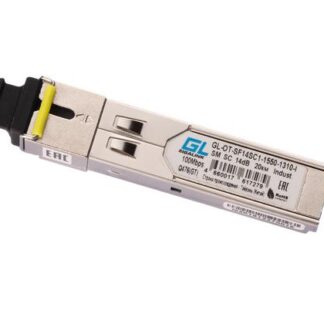 Модуль промышленный SFP WDM 100/155Мбит/с одно волокно SM SC Tx:1550/Rx:1310нм 14дБ до 20км -40град.C NIKOMAX GL-OT-S...