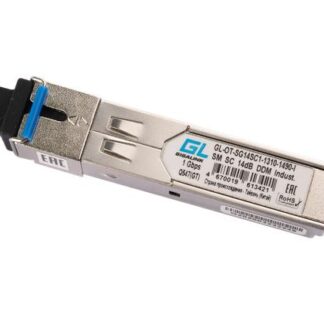 Модуль промышленный SFP WDM 1Гбит/с одно волокно SM SC Tx:1310/Rx:1490нм DDM 14дБ до 20км -40град.C NIKOMAX GL-OT-SG1...