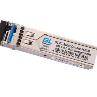 Модуль SFP WDM 125Гбит/с одно волокно SM LC Tx:1310/Rx:1550нм 6дБ до 3км NIKOMAX GL-OT-SG06LC1-1310-1550-B