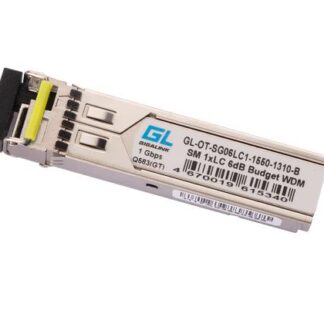 Модуль SFP WDM 125Гбит/с одно волокно SM LC Tx:1550/Rx:1310нм 6дБ до 3км NIKOMAX GL-OT-SG06LC1-1550-1310-B