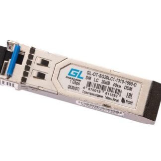 Модуль SFP WDM 1Гбит/с одно волокно SM LC Tx:1310/Rx:1550нм DDM 20дБ до 40км NIKOMAX GL-OT-SG20LC1-1310-1550-D