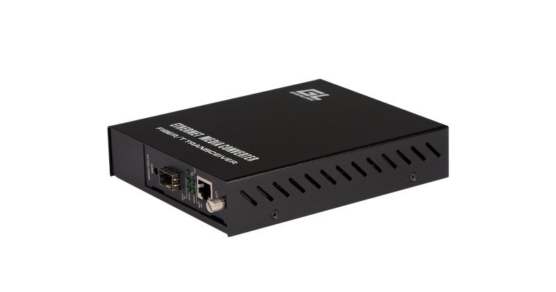 Медиаконвертер управляемый UTP-SFP 10/100/1000Мбит/с NIKOMAX GL-MC-UTPG-SFPG-FM