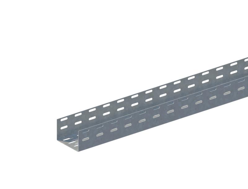 Лоток прямой перфорированный 100х100 L2000 сталь 1.2мм ЛМс-П цУТ2.5 СОЭМИ Н0122111632