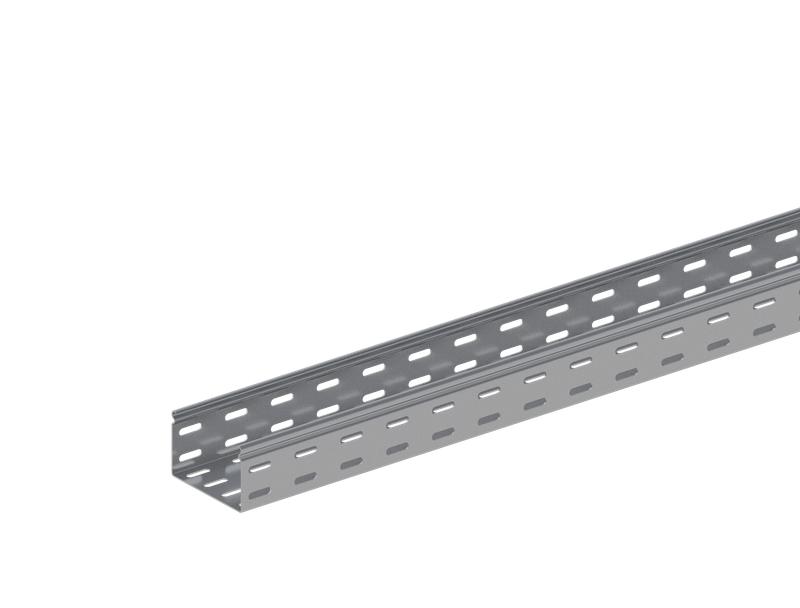 Лоток монтажный прямой замковый перфорированный 100х100 L2000 сталь 1.5мм ЛППЗ.100.100.2000.1.5.1 СОЭМИ Н0121131642
