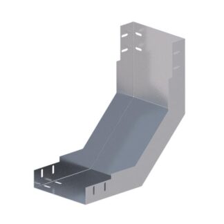 Лоток монтажный угловой 90град. вверх 200х80 сталь 1мм ЛУ90В.200.80.408.1.1 СОЭМИ Н0121320524