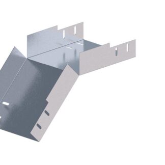 Лоток монтажный угловой 45град. вниз 200х65 сталь 1мм ЛУ45Н.200.65.375.1.1 СОЭМИ Н0121360424