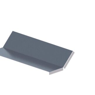 Крышка для лотка углового осн.400 сталь 1мм ЛМсК-45В цУТ1.5 СОЭМИ Н0121450126