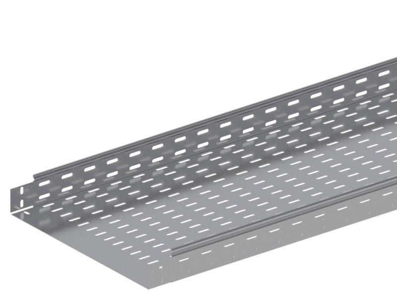 Лоток монтажный прямой перфорированный монтаж без соединителей 400х100 L2000 сталь 1мм ЛППМ.400.100.2000.1.1 СОЭМИ Н0...