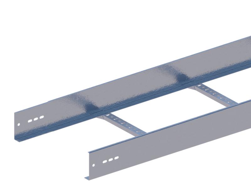 Лоток прямой H=100мм сталь 1.5мм НЛ40-П2.87 цУТ1.5 СОЭМИ Н0111116452