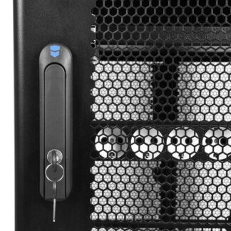 Шкаф серверный Проф ШТК-СП-48.6.10-44АА-9005 48U 600х1000 передн. дверь перфорир. 2 боков. панели 1350кг ЦМО 1209610