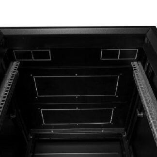 Шкаф коммутационный ШТК-МП-42.6.10-1ААА-9005 42U 600х1000мм передн. двер. стеклян. задн. двер. спл. стальн. лист ЦМО ...