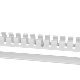 Органайзер кабельный горизонтальный ГКЗ-1U 1U Ш=19дюйм Г=5мм односторон. пластик. канал ЦМО 1484052