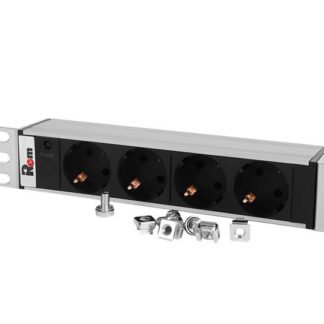 Блок распределения питания R-10-4S-I-220-Z 4хSchuko C14 10А базов. горизонт. Rem 1462220